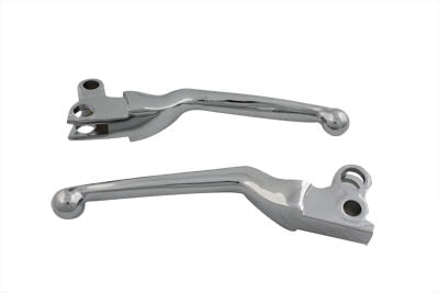 HARLEY Chrome Power Hand Lever Set Fits 1982-1984 FL,   1982-1985 FX,   1979-1984 FLT,   1985-1995 F
