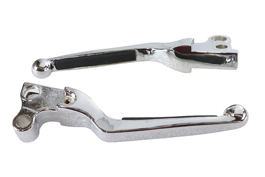 HARLEY Chrome Softee Style Hand Lever Set Fits 1982-1984 FL,   1982-1984 FX,   1979-1995 FLT,   1979