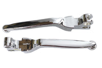HARLEY Chrome Softee Style Hand Lever Set Fits 1982-1984 FL,   1982-1984 FX,   1979-1995 FLT,   1979