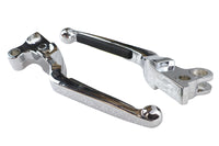 HARLEY Chrome Softee Style Hand Lever Set Fits 1982-1984 FL,   1982-1984 FX,   1979-1995 FLT,   1979