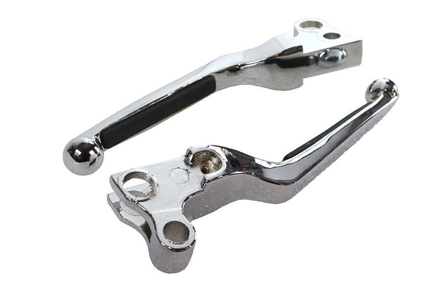 HARLEY Chrome Softee Style Hand Lever Set Fits 1982-1984 FL,   1982-1984 FX,   1979-1995 FLT,   1979
