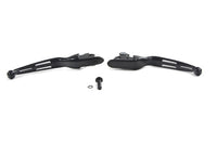 HARLEY Black Slotted Hand Lever Set Fits 2008-2013 FLT,