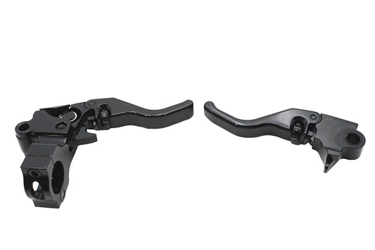 HARLEY Tamer E-Z Finger Lever Control Set Black Fits 1996-2003 XL, 1200 Custom 1999-2003 XL, 883 Cus