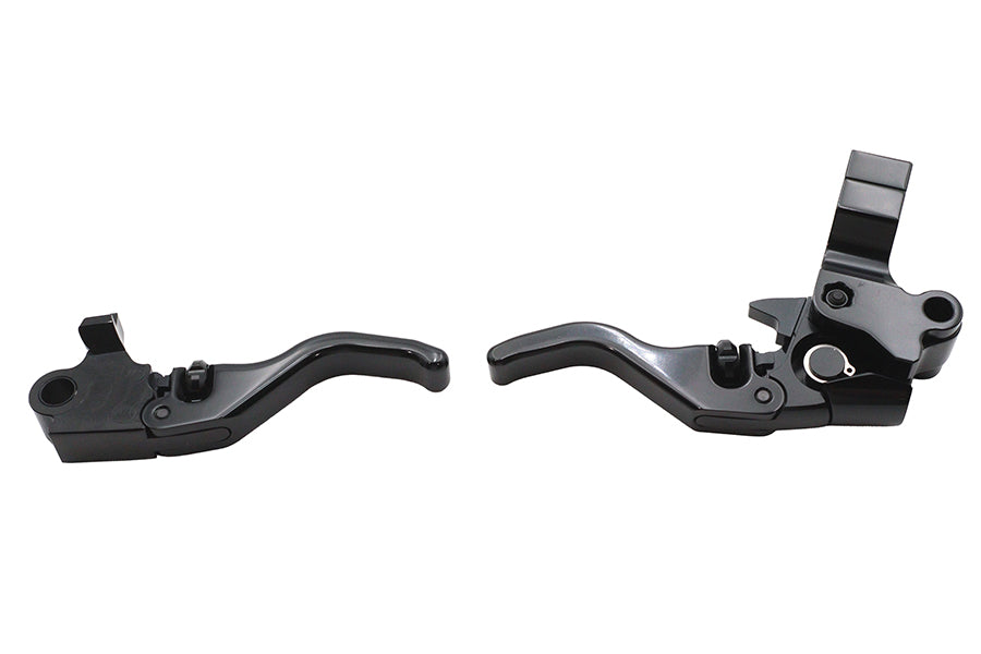 HARLEY Tamer E-Z Finger Lever Control Set Black Fits 1996-2003 XL, 1200 Custom 1999-2003 XL, 883 Cus