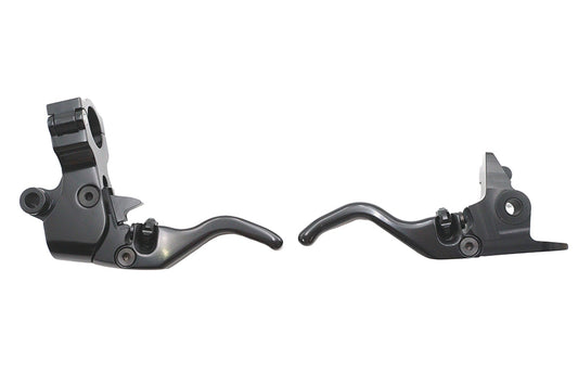 HARLEY Tamer E-Z Finger Lever Control Set Black Fits 2015-2017 FLS,   2015-2017 FLST,   2015-2017 FL