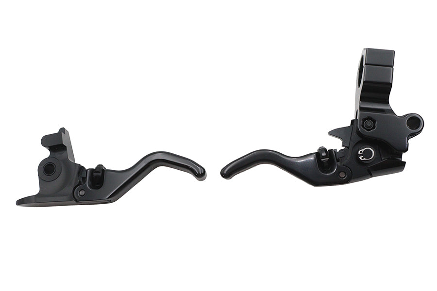 HARLEY Tamer E-Z Finger Lever Control Set Black Fits 2015-2017 FLS,   2015-2017 FLST,   2015-2017 FL