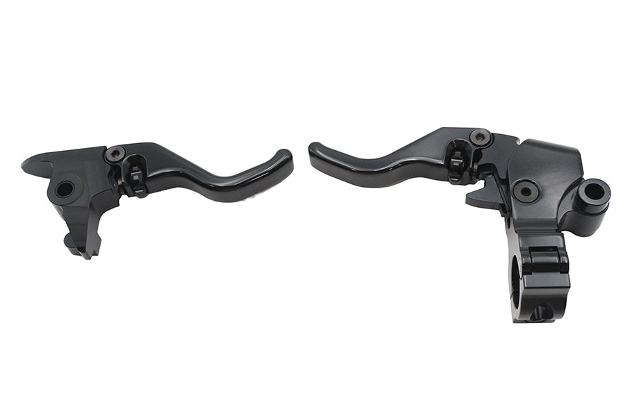 HARLEY Tamer E-Z Finger Lever Control Set Black Fits 2015-2017 FLS,   2015-2017 FLST,   2015-2017 FL