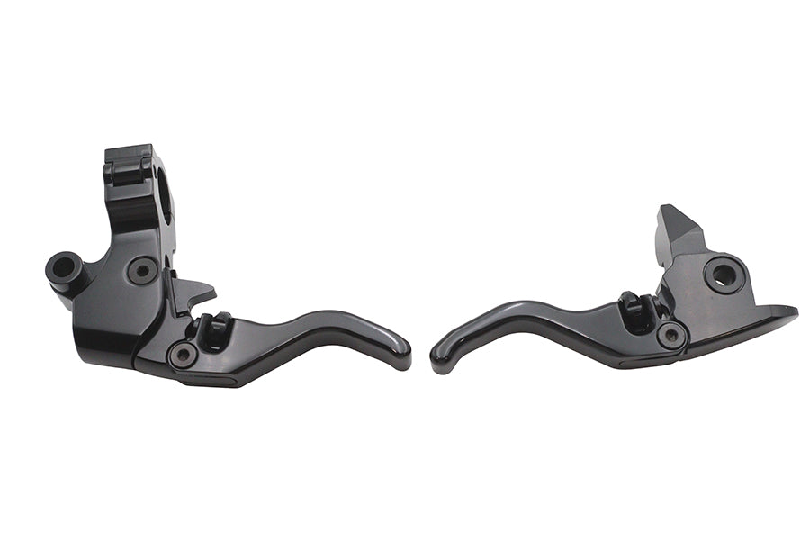HARLEY Tamer E-Z Finger Lever Control Set Black Fits 2008-2013 FLHTCI,   2008-2009 FLHTI,   2021-202