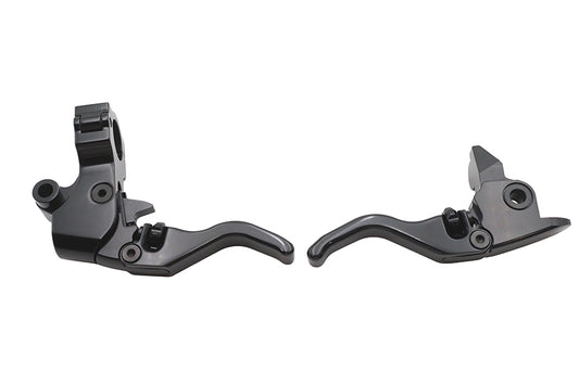 HARLEY Tamer E-Z Finger Lever Control Set Black Fits 2008-2013 FLHTCI,   2008-2009 FLHTI,   2021-202