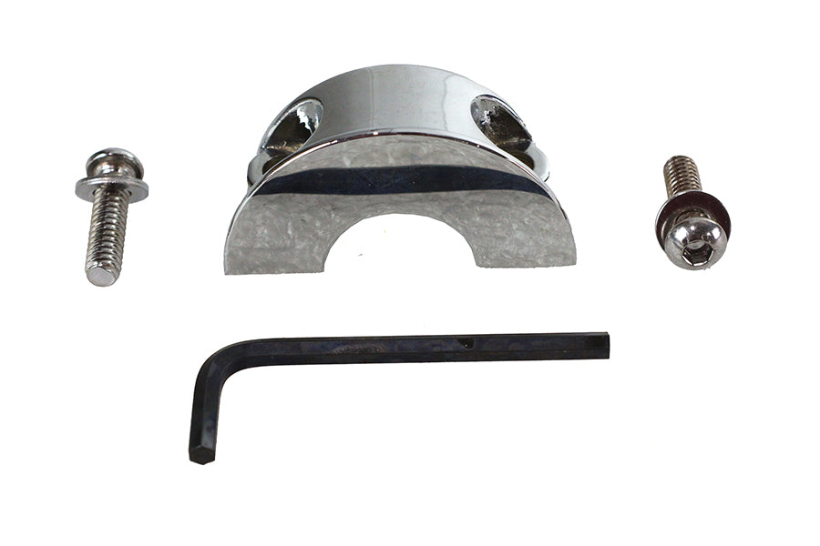 HARLEY Handlebar Master Cylinder Clamp Chrome Fits 1982-1984 FL,   1982-1984 FX,   1984-1995 FXST,