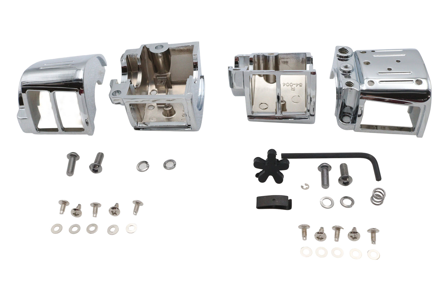 HARLEY Handlebar Switch Housing Chrome Fits 1982-1995 XL,   1991-1995 FXD,   1984-1995 FXST,   1986-