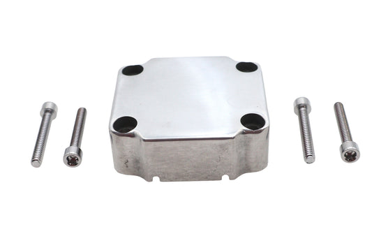 HARLEY Handlebar Control Switch Cover Smooth Polished Fits 1972-1981 FL,   1973-1981 FX,   1973-1981