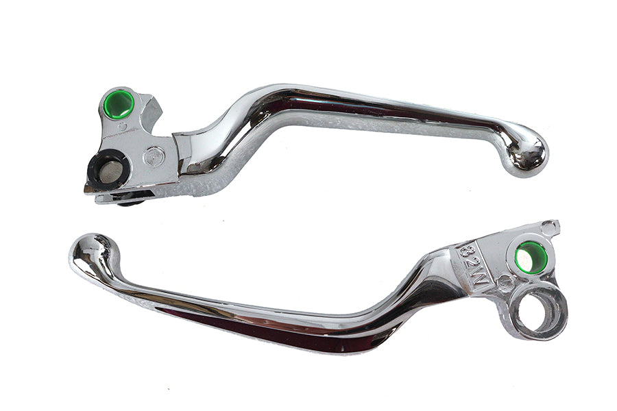 HARLEY Chrome Contour Hand Lever Set Fits 1982-1984 FL,   1982-1984 FX,   1979-1984 FLT,   1985-1995