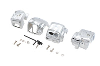 HARLEY Handlebar Switch Housing Kit Chrome Fits 2002-2006 VRSC,   1996-2006 XL,   1996-2006 XR,   19