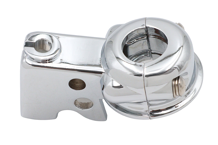 HARLEY Clutch Hand Lever Bracket with Clamp Chrome Fits 1996-2014 FXST,   1996-2014 FLST,   1996-200