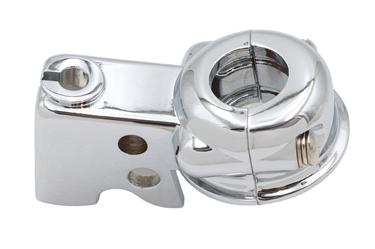 HARLEY Clutch Hand Lever Bracket with Clamp Chrome Fits 1996-2014 FXST,   1996-2014 FLST,   1996-200