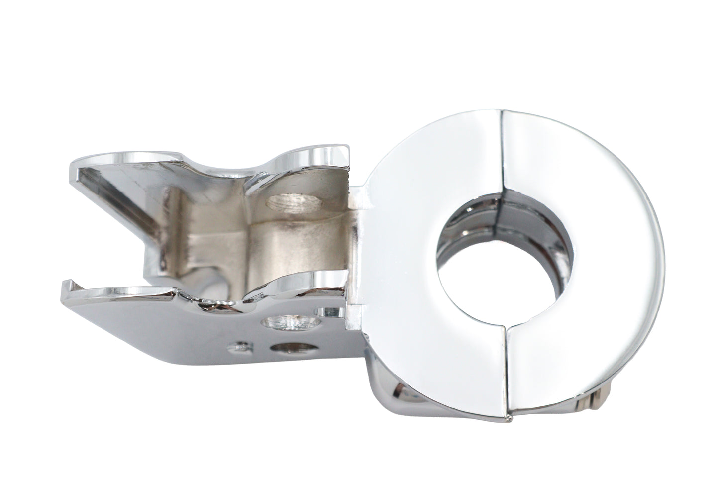 HARLEY Clutch Hand Lever Bracket with Clamp Chrome Fits 1996-2014 FXST,   1996-2014 FLST,   1996-200