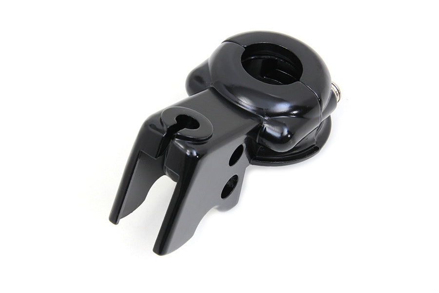 HARLEY Clutch Hand Lever Bracket with Clamp Black Fits 1996-2014 FXST,   1996-2014 FLST,   1996-2007