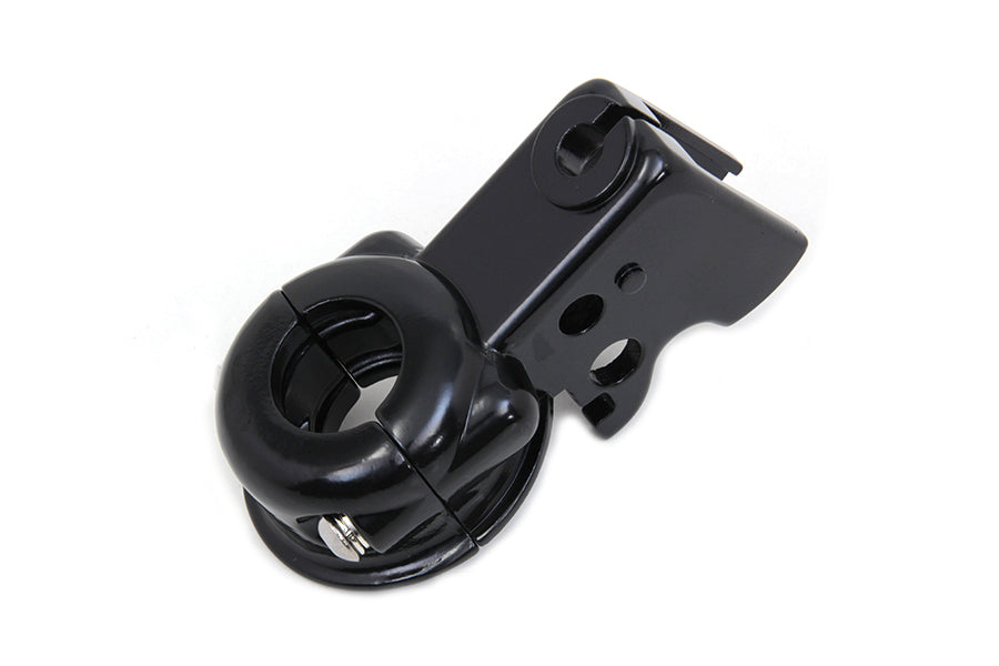 HARLEY Clutch Hand Lever Bracket with Clamp Black Fits 1996-2014 FXST,   1996-2014 FLST,   1996-2007