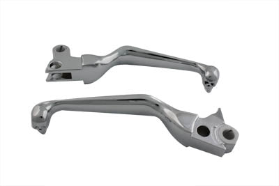 HARLEY Skull Contour Hand Lever Set fits 1996-2007 FXST,   1996-2007 FLST,   1996-2007 FXD,   1996-2003 XL,