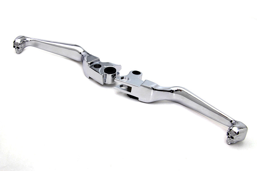 HARLEY Skull Contour Hand Lever Set fits 1996-2007 FXST,   1996-2007 FLST,   1996-2007 FXD,   1996-2003 XL,