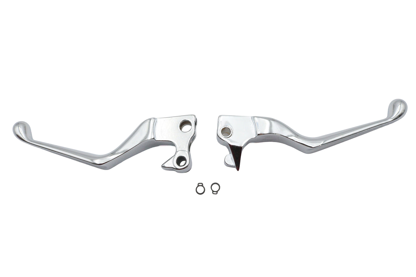 HARLEY Chrome V-Cut Hand Lever Set Fits 2007-2013 XL,