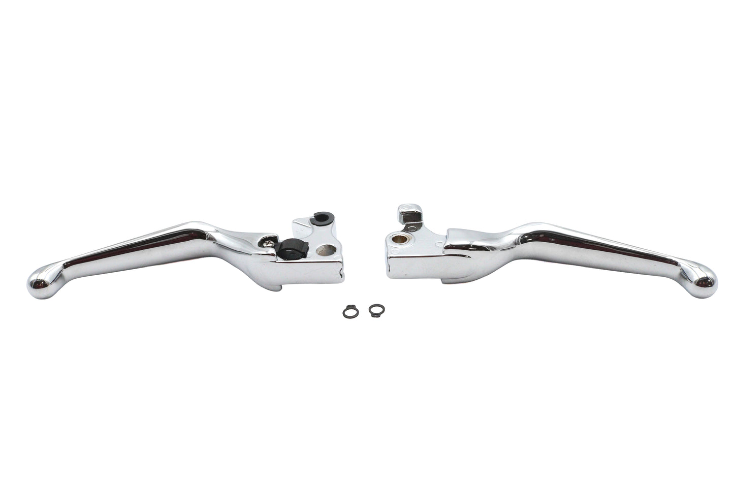 HARLEY Chrome V-Cut Hand Lever Set Fits 2007-2013 XL,