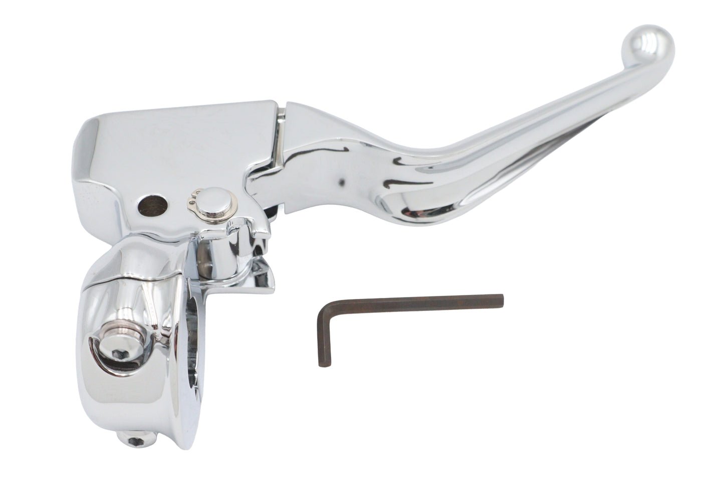 HARLEY Chrome Clutch Hand Lever Assembly Fits 2008-2016 FLHR,   2008-2013 FLHT,   2008-2013 FLHX,