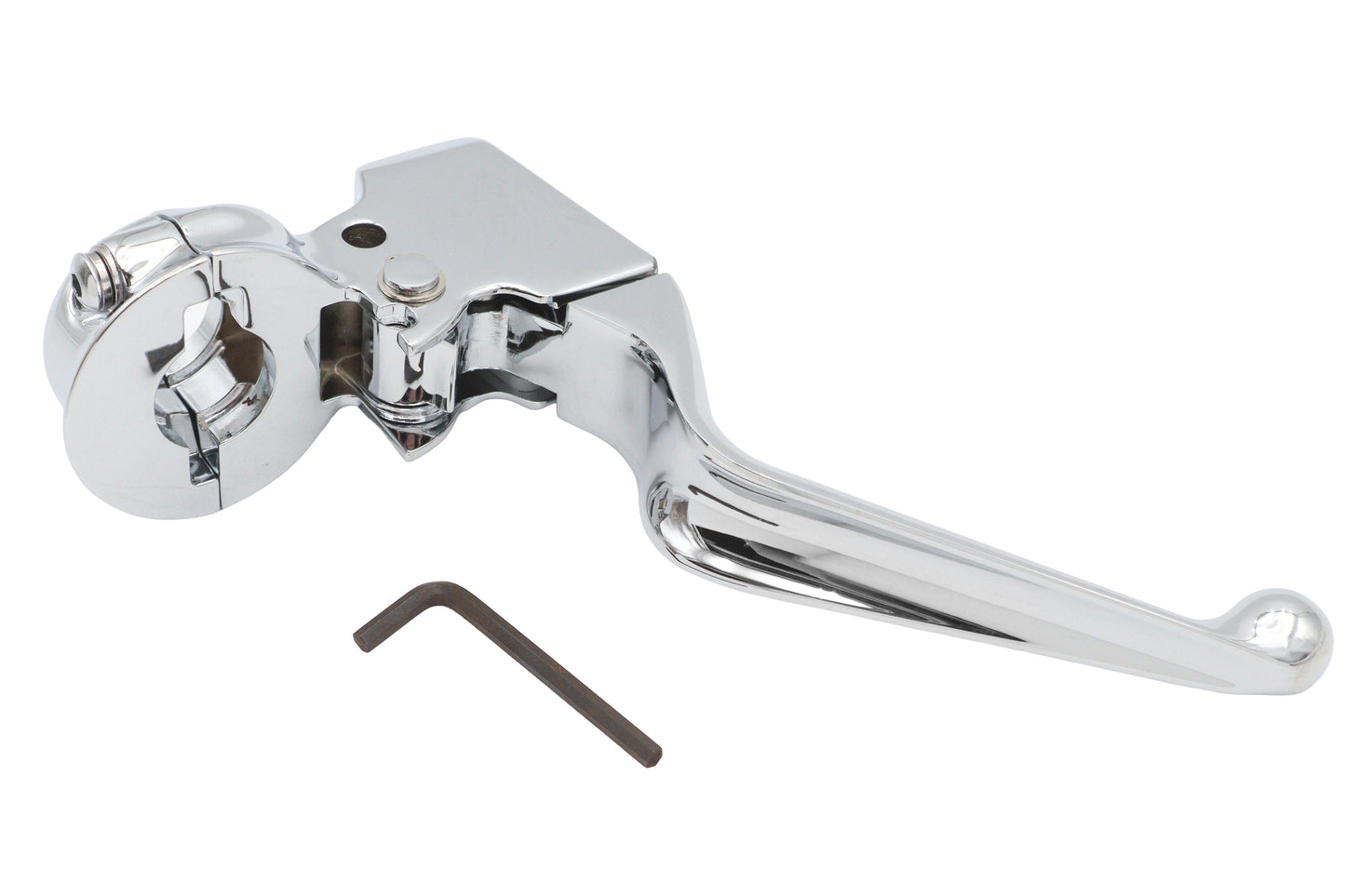 HARLEY Chrome Clutch Hand Lever Assembly Fits 2008-2016 FLHR,   2008-2013 FLHT,   2008-2013 FLHX,