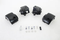 HARLEY Handlebar Switch Housing Kit Black fits 1996-2011 FXD,  1996-2010 FXST,  1996-2010 FLST,  1996-2001 XL,  2007-UP VRSC,  1996-2013 FLHR,