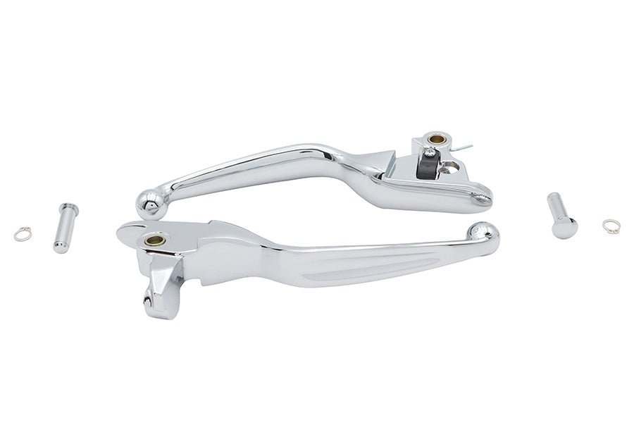 HARLEY M8 Brems- und Kupplungshebel-Set Chrom passend für 2021-2022 FLT,