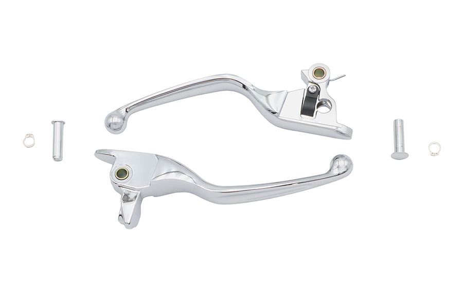 HARLEY M8 Brems- und Kupplungshebel-Set Chrom passend für 2021-2022 FLT,