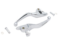 HARLEY M8 Brems- und Kupplungshebel-Set Chrom passend für 2021-2022 FLT,