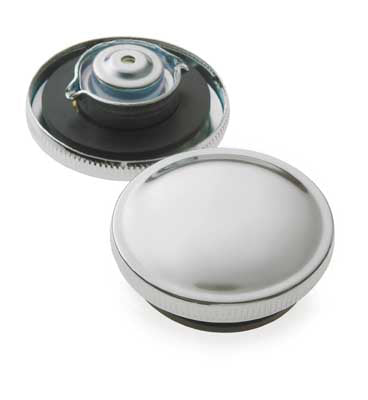 Custom Chrome HARLEY CHR. GAS CAP SET FOR FATBOB TANKS 62-72