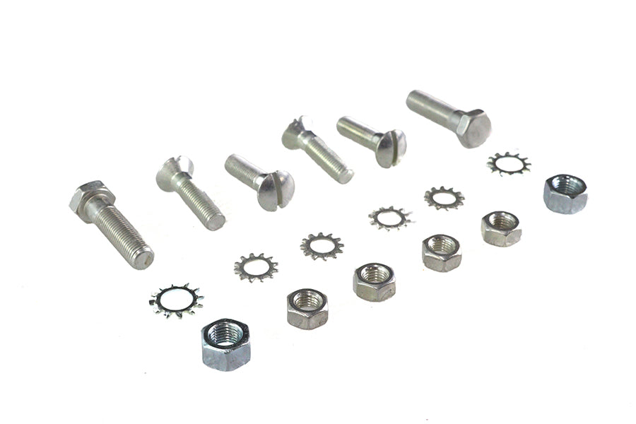 HARLEY Schutzblechstreben-Schraubensatz Cadmium Passend für 1952-1956 K, 1957-1958 XL,