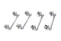 HARLEY Chrom-Satteltaschenhalter-Set passend für EL Modelle 1936-1952, FL Modelle 1941-1957,