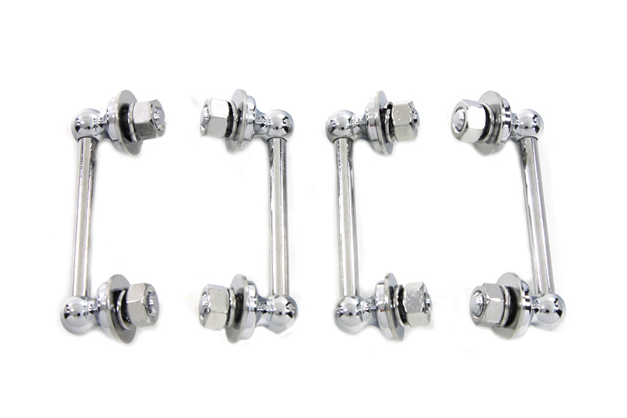 HARLEY Chrom-Satteltaschenhalter-Set passend für EL Modelle 1936-1952, FL Modelle 1941-1957,