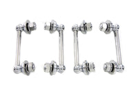 HARLEY Chrom-Satteltaschenhalter-Set passend für EL Modelle 1936-1952, FL Modelle 1941-1957,