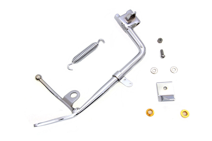 HARLEY Chrom-Seitenständer-Baugruppe passend für 2007-2017 FXST,