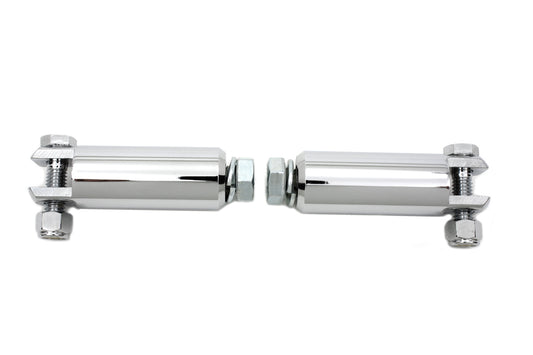 HARLEY Footpeg Mount Bars Chrome fits 0-  Custom,