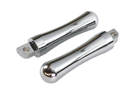HARLEY Chrome Contour End Trittbrett-Set passend für 0- Alle Modelle mit weiblichem Montageblock