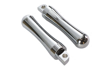 HARLEY Chrome Contour End Trittbrett-Set passend für 0- Alle Modelle mit weiblichem Montageblock