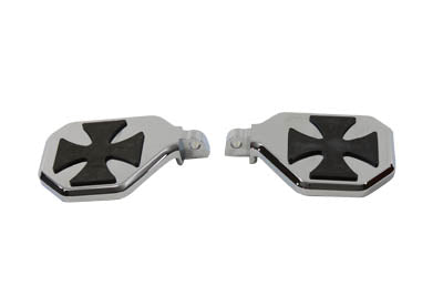 HARLEY Chrome Mini Peg-Board Set with Maltese Design Fits 0-  Custom, application to replace passeng