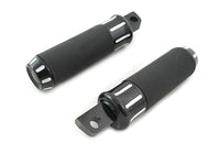 HARLEY Black Clear Cut Style Fußrasten-Set Passend für 0- Alle Modelle mit weiblicher Aufnahme