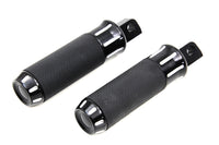 HARLEY Black Clear Cut Style Fußrasten-Set Passend für 0- Alle Modelle mit weiblicher Aufnahme