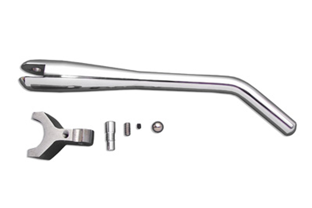 HARLEY Chrom-Seitenständer-Baugruppe zum Anschweißen, passend für 0- Custom, Anwendung für 1-1/8-Zoll-Rahmenrohr"