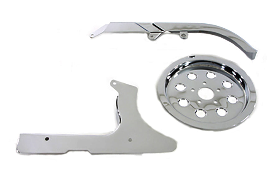 HARLEY Chrom-Riemenschutz-Kit passend für FXST ab Baujahr 1990-1999, FLST ab Baujahr 1990-1999,