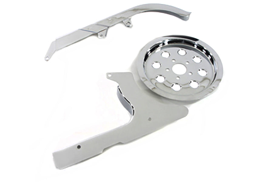 HARLEY Chrom-Riemenschutz-Kit passend für FXST ab Baujahr 1990-1999, FLST ab Baujahr 1990-1999,