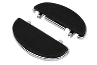 HARLEY Chrome Driver Halbmond-Trittbrett-Set passend für FLST ab Bj. 1986, FLT ab Bj. 1980,