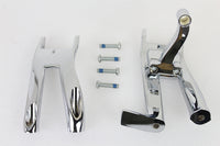 HARLEY OE Chrom Fahrer Trittbrett-Montagekit Passend für 2018-UP FLFB, 2018-UP FLFBS,